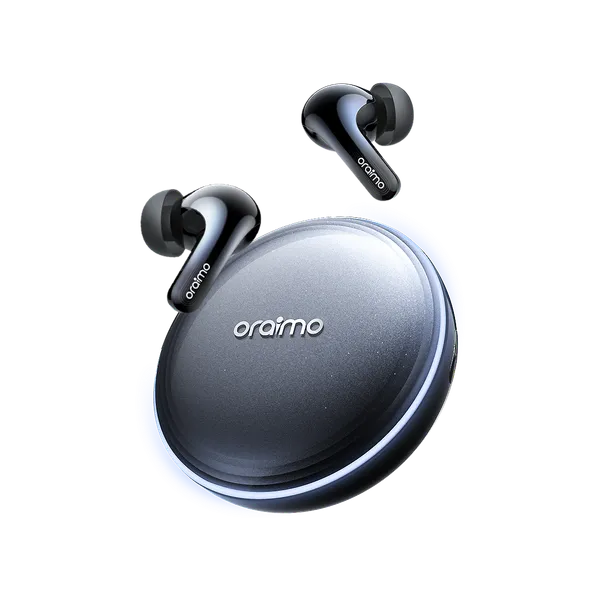 oraimo SpaceBuds 2 Écouteurs True Wireless AI Smart – Gris spatial