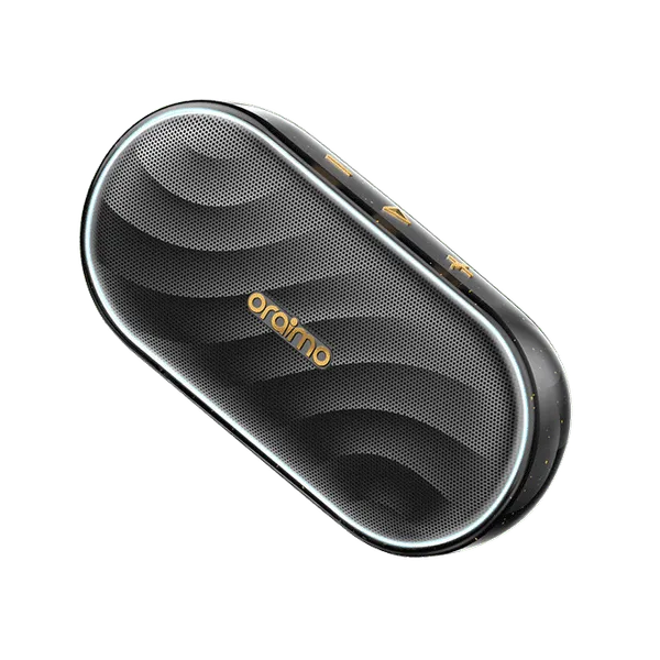 oraimo SpaceBox Haut-parleur avec FM, lumières personnalisables, égaliseur