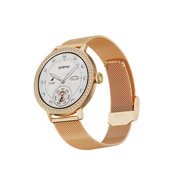 oraimo Watch Muse 2 Montre Connectée AMOLED 1,32” au Design Diamant